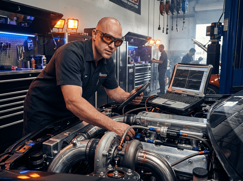 Calibration moteur suralimenté Flexfuel