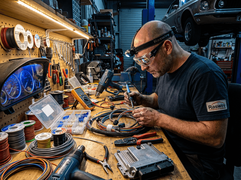 Harness électrique sur commande