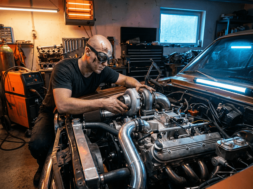 Préparation turbo/compresseur